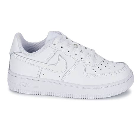 Kid's Nike White Air Force 1 Shoes .